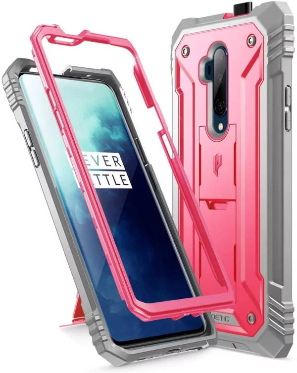Poetic Revolution Protective Case for OnePlus 7 Pro with Built-In Screen Protector