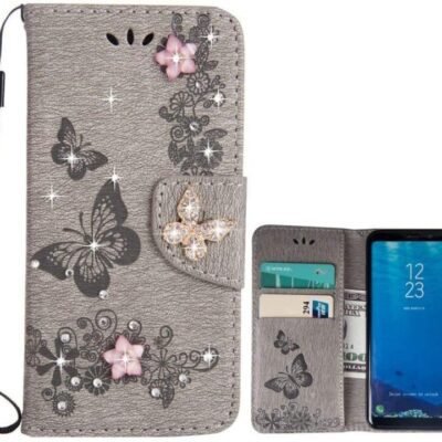 New LAPOPNUT Leather Wallet Case with Card Holder for Samsung Galaxy A21S