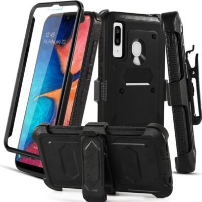 Aetech Reliable Samsung Galaxy A20 Case with Belt Clip Holder