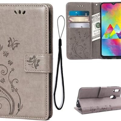 Teebo Leather Wallet Case for Samsung Galaxy M30