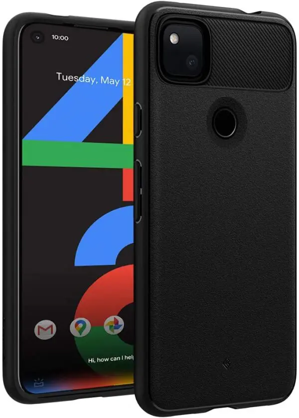 Caseology Vault for Google Pixel 4a Case (2020) [NOT Compatible with Pixel 4a 5G] - Matte Black