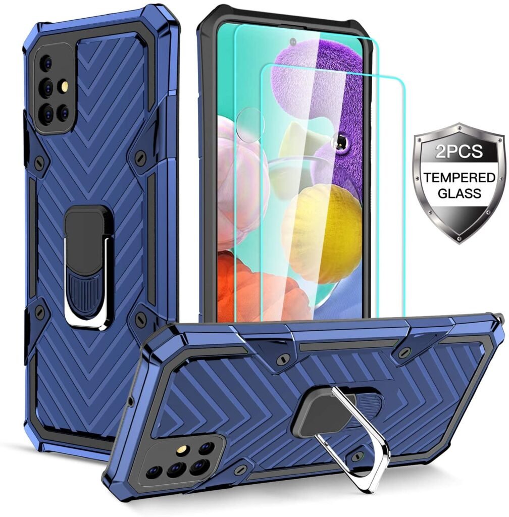 Amytor Samsung A51 5G Case With Belt Clip and Screen Protector