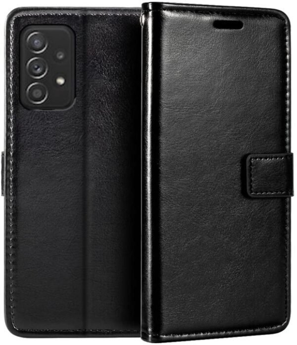 Classic Full-Body Samsung Galaxy F52 5G Wallet Case with Card Holder