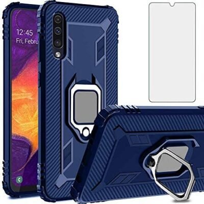 Samsung A90 5g Case And Screen Protector With Magnetic Ring Holder