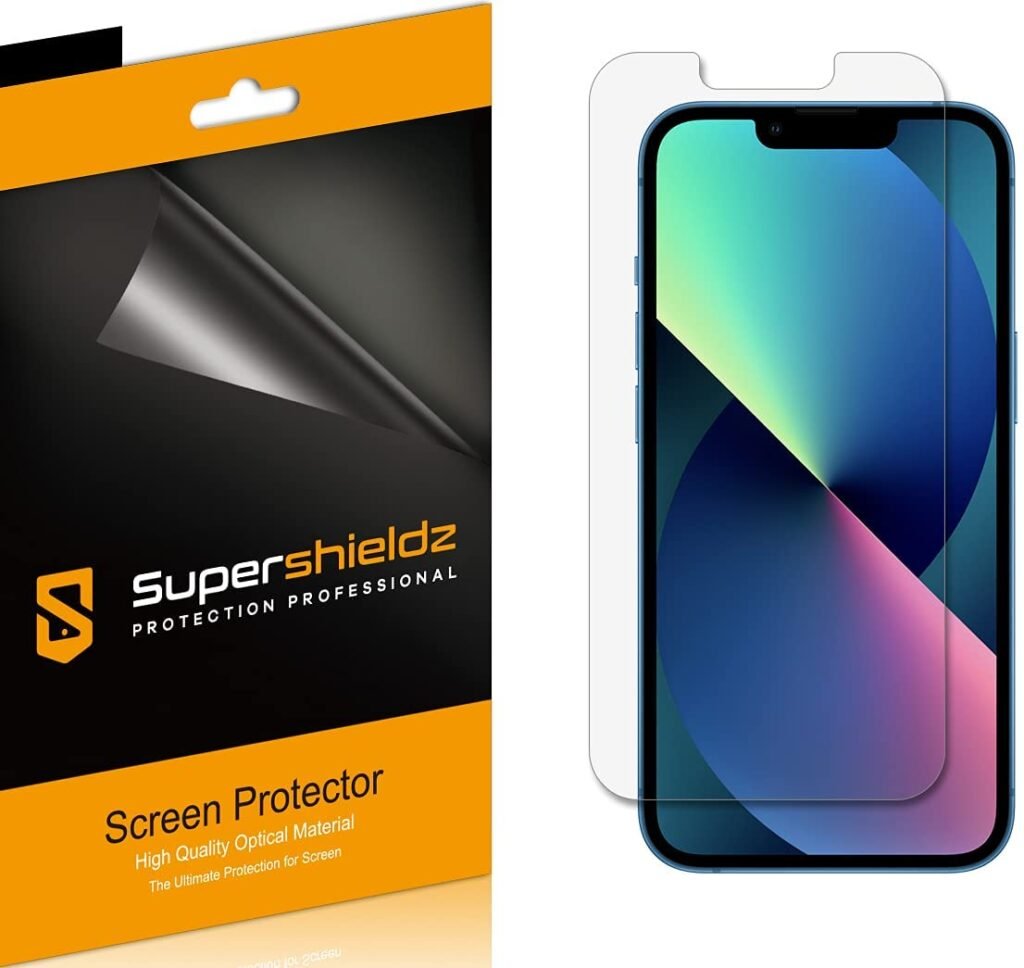 (6 Pack) Supershieldz Anti-Glare (Matte) Screen Protector Designed for Apple iPhone 13 and iPhone 13 Pro (6.1 inch)