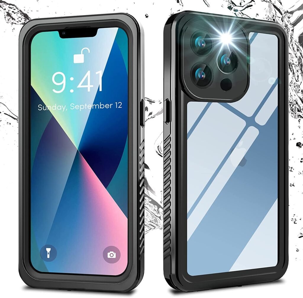 Oneagle for iPhone 13 Pro Case Waterproof with Built in Screen Protector - 360° Full Body Case