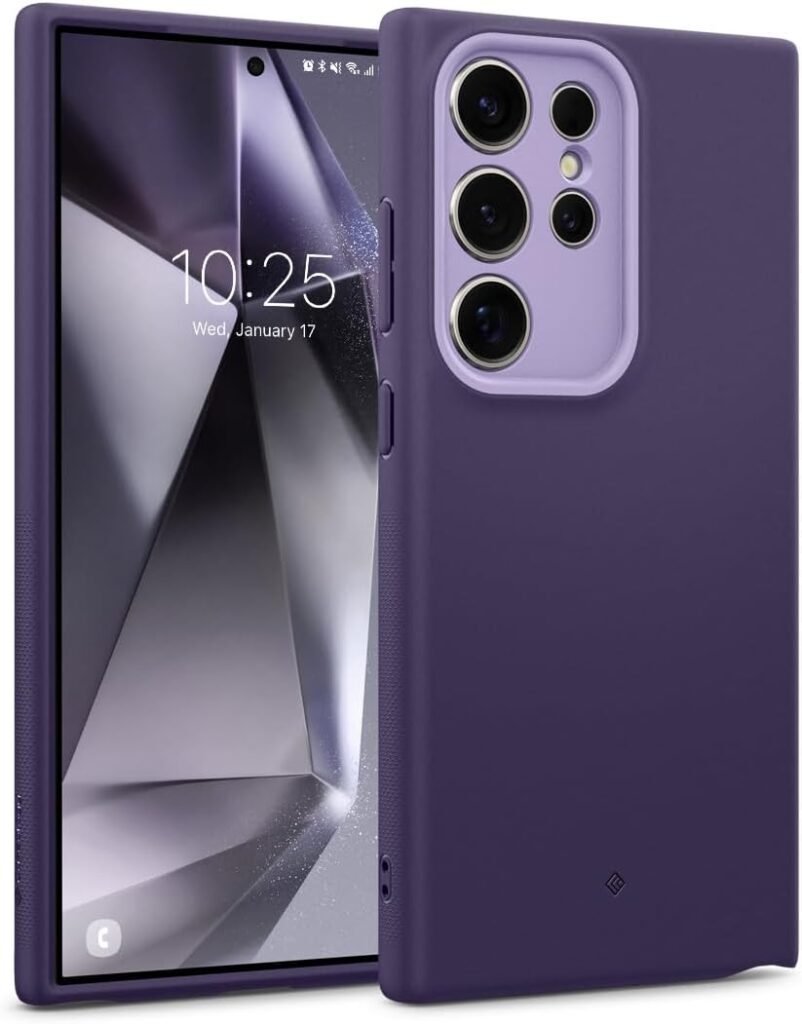 Caseology Nano Pop Case Compatible with Samsung Galaxy S24 Ultra Case, [Dual Layer Silicone Case] Military Grade Drop Tested (2024) - Light Violet