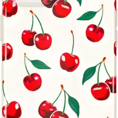 Velvet Caviar for iPhone 15 Case Cherry - Compatible with MagSafe [10ft Drop Tested] - Red Cherries